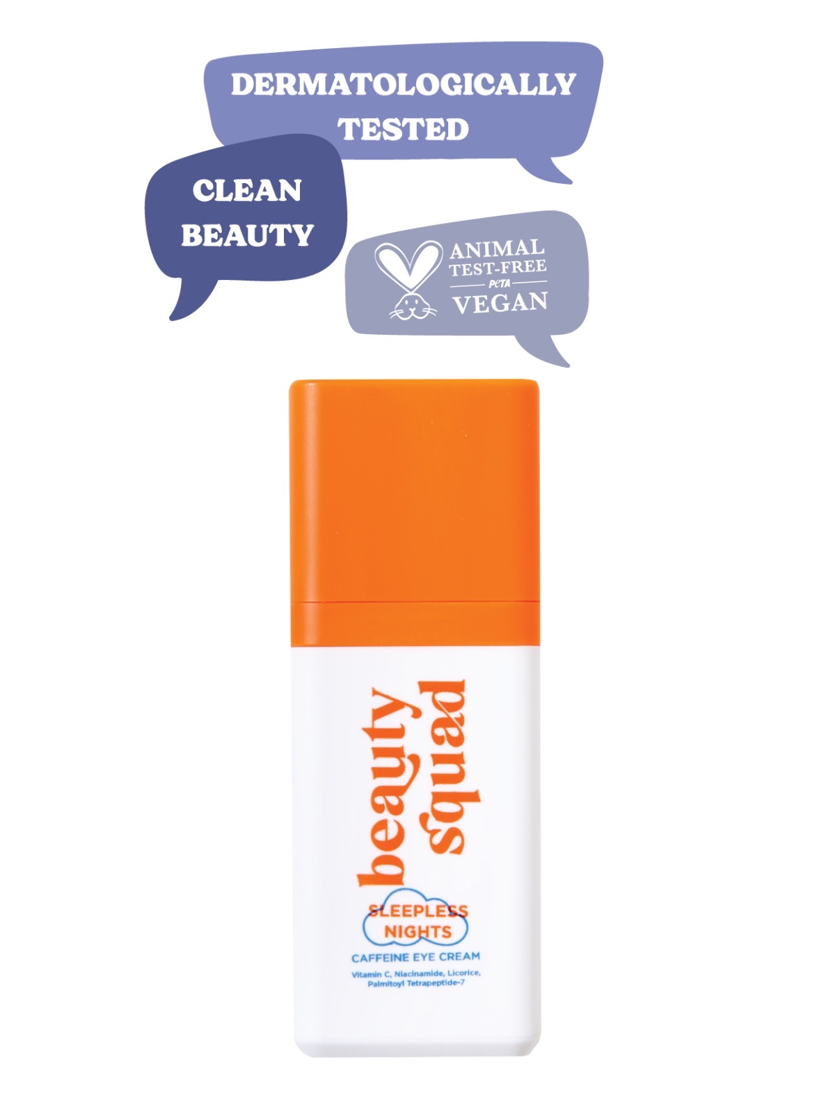 Beauty Squad Sleepless Nights Caffeine Eye Cream - Aydınlatıcı ve Nemlendirici Etkili Kafein İçeren Göz Kremi 