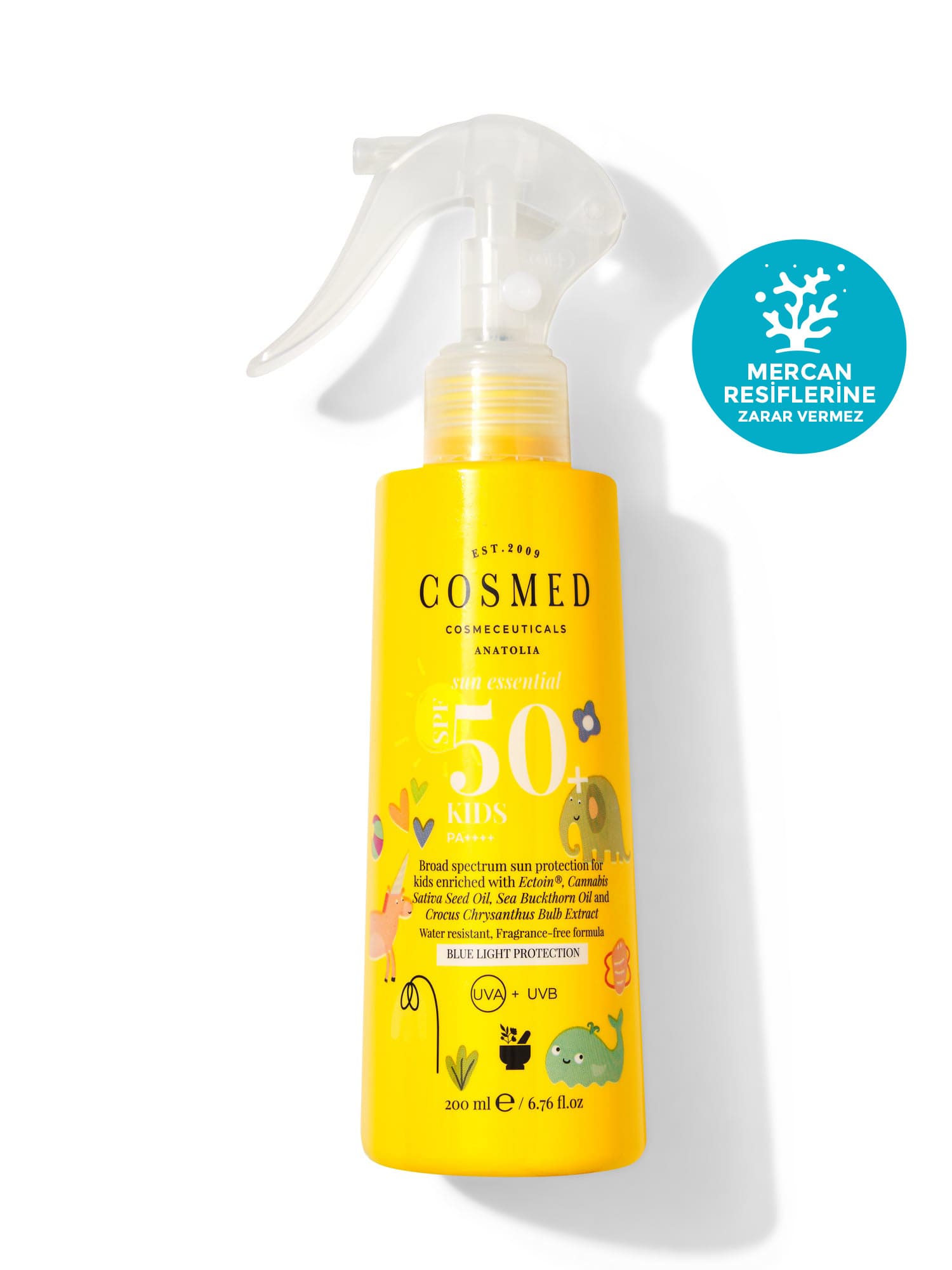 Kids SPF 50 Çocuk Güneş Koruyucu Sprey Losyon - Yeni Nesil Filtreler 200 ml