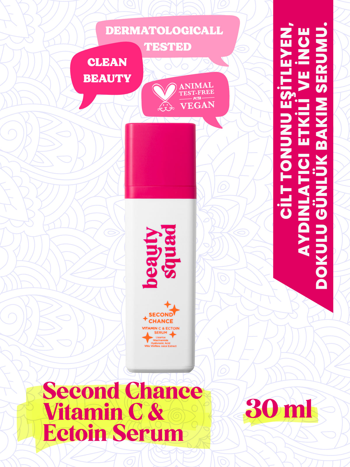 Beauty Squad Second Chance Vitamin C & Ectoin Serum 30 ml