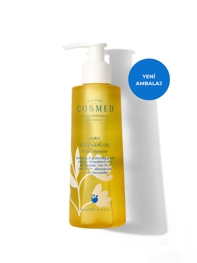 Atopia Cleansing Oil - Yüz ve Vücut için Temizleme Yağı - Yağ Bazlı Temizleyici 200 ml
