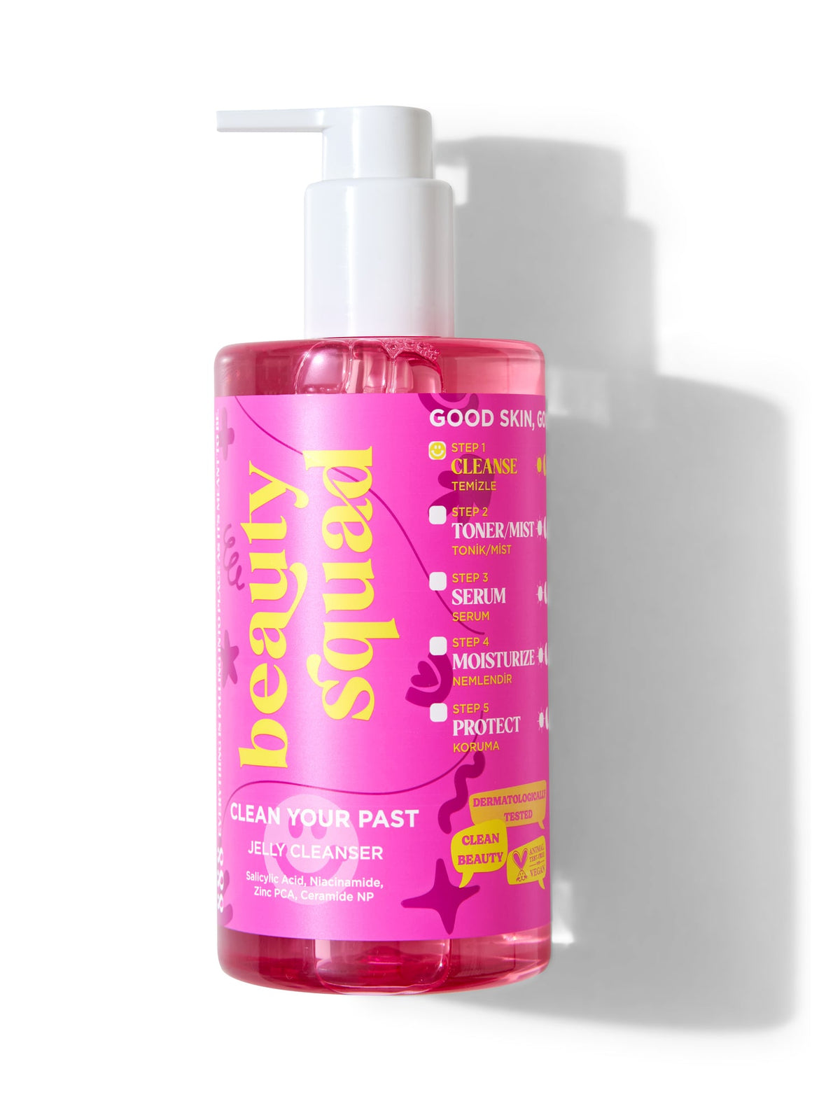 Beauty Squad Anti-Acne Purifying Facial Cleansing Gel 350 ml – Anti-Acne Purifying Facial Cleansing Gel 350 ml