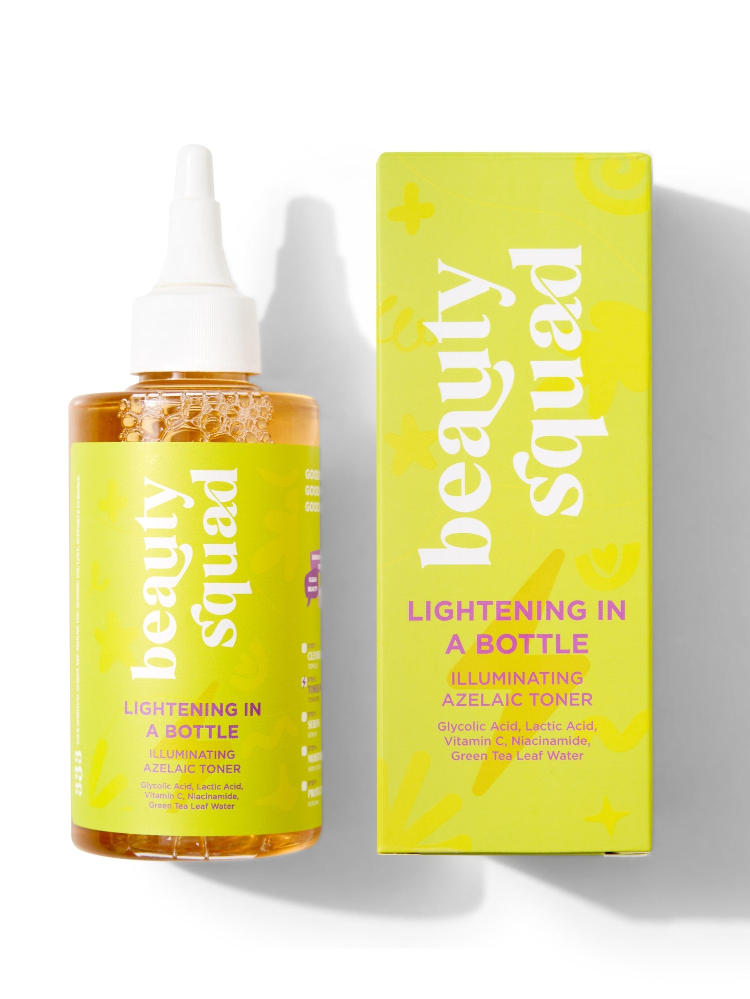 Beauty Squad Aydınlatıcı & Leke Karşıtı Azelaik Asit Tonik 200 ml – Brightening & Dark Spot Correcting Azelaic Acid Toner 200 ml
