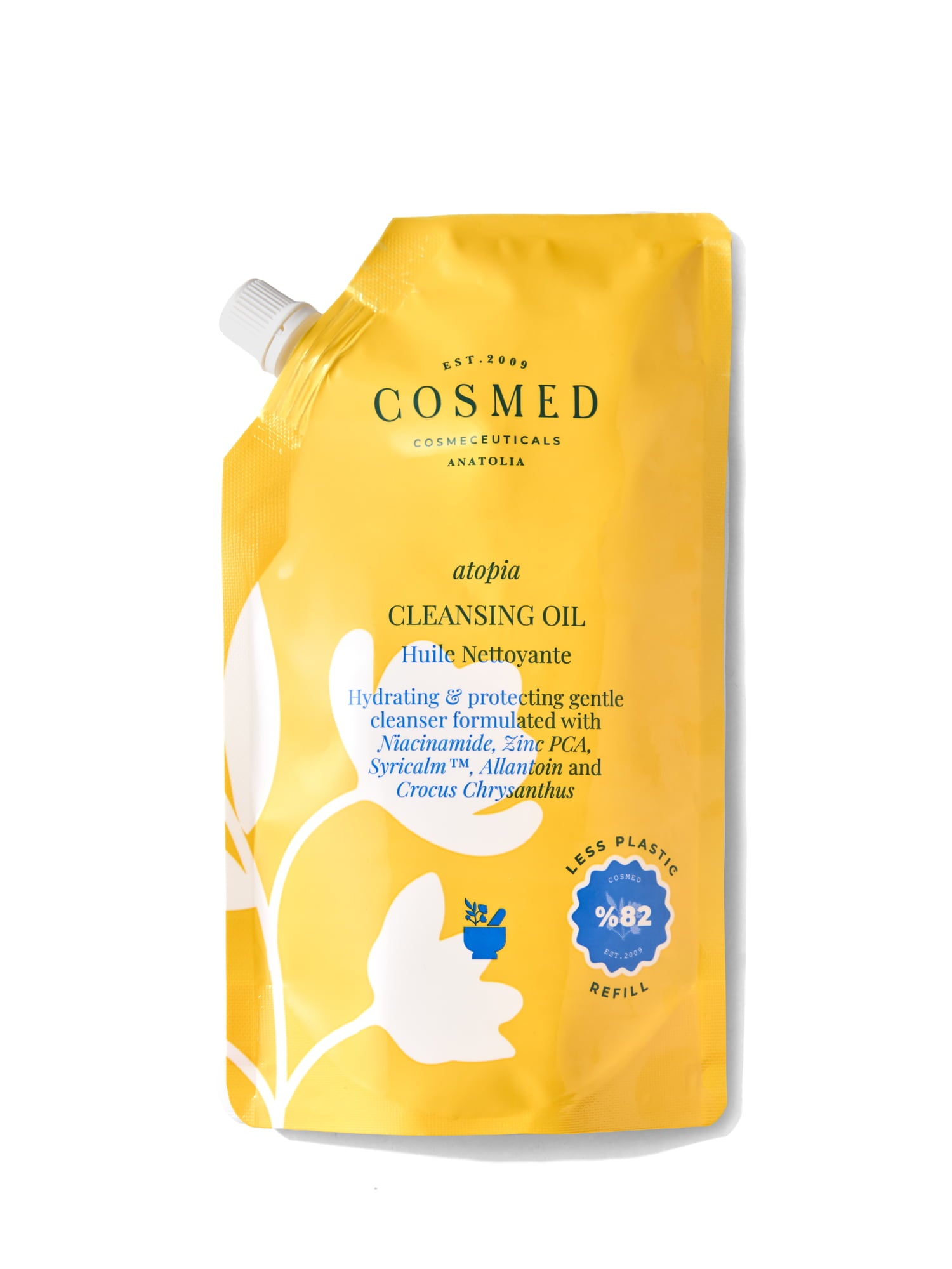 Atopia Cleansing Oil Refill - Yüz ve Vücut için Temizleme Yağı - Yağ Bazlı Temizleyici 400 ml