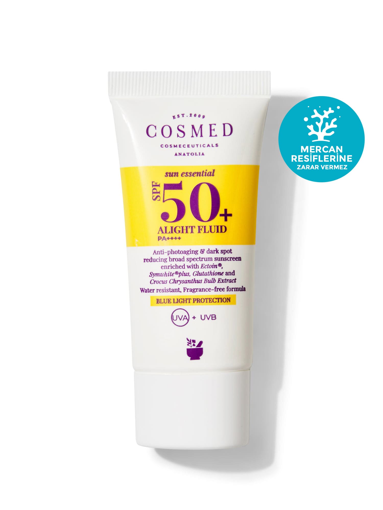 Koyu Leke Karşıtı Suya Dayanıklı SPF50+ Güneş Kremi - ALIGHT FLUID SPF50+ 30 ml